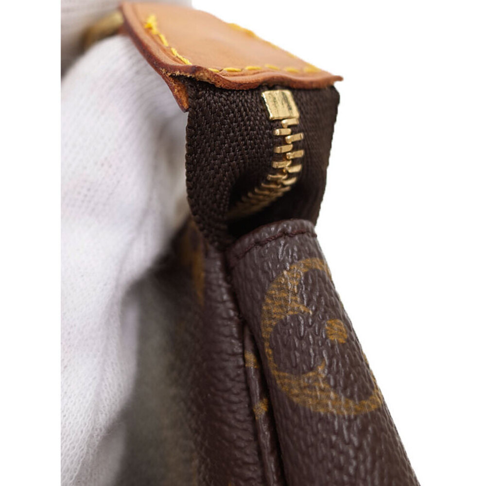 Louis Vuitton Accessoires Brown Accessory Monogram Leather Pouch Pochette - Picture 7 of 9